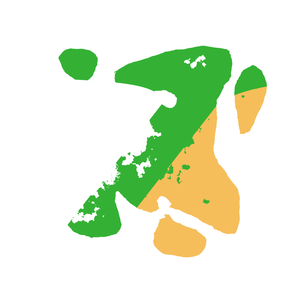 Biome Rust Map: Barren, Size: 2500, Seed: 4132