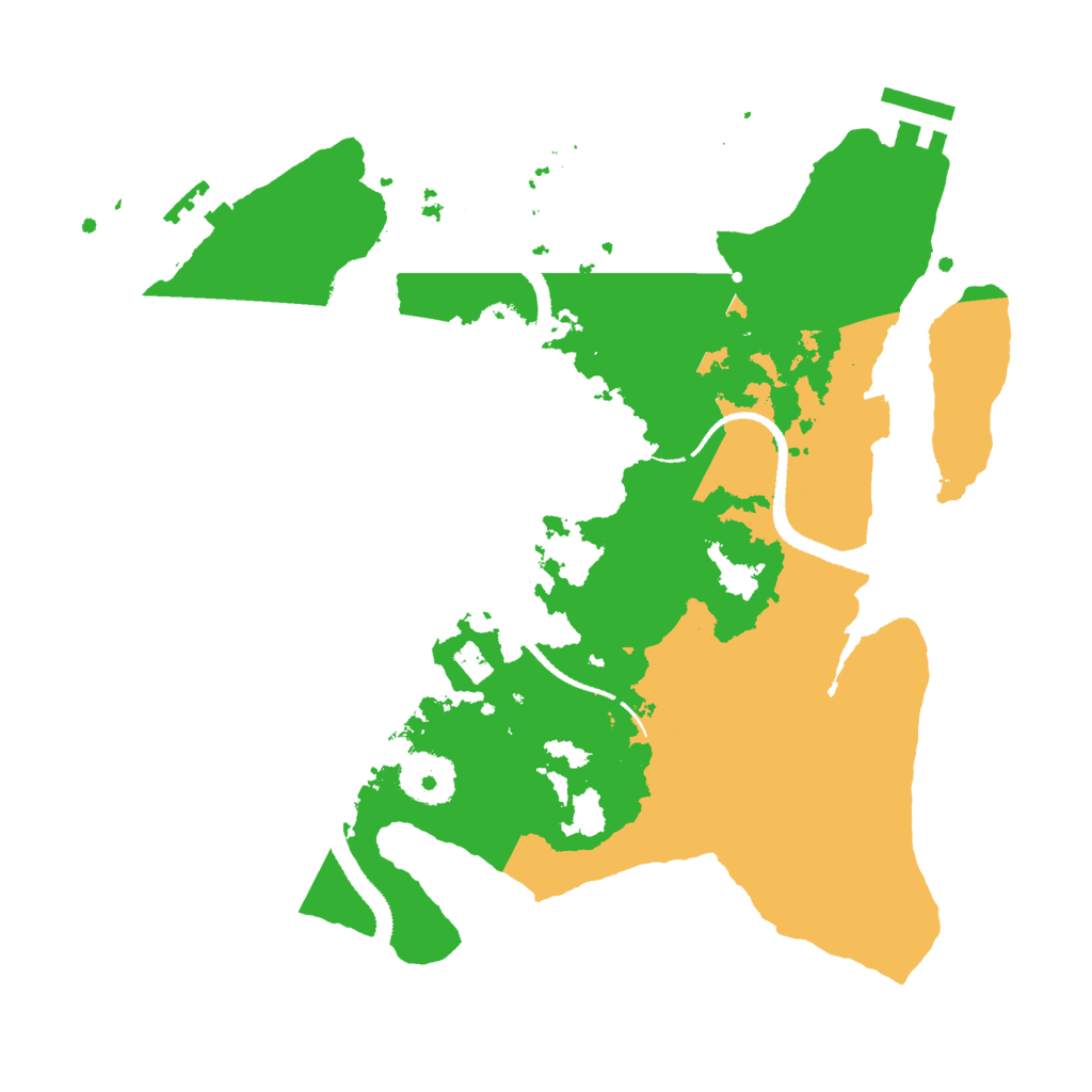 Biome Rust Map: Procedural Map, Size: 3000, Seed: 247258
