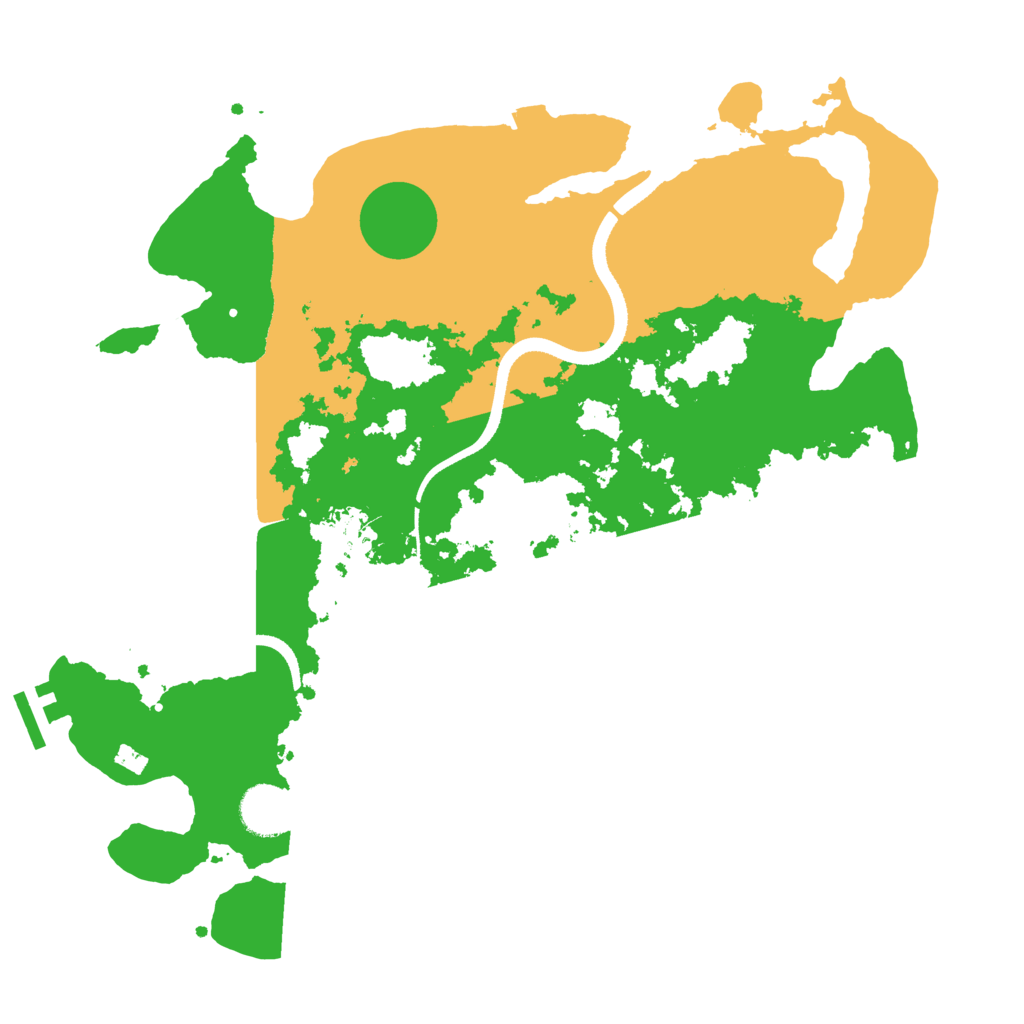 Biome Rust Map: Procedural Map, Size: 3500, Seed: 612633389