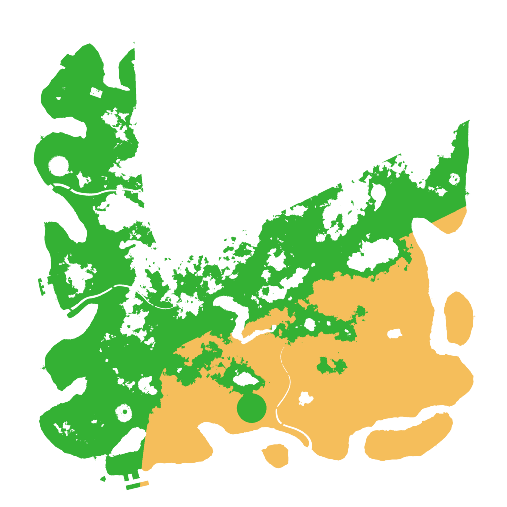 Biome Rust Map: Procedural Map, Size: 4500, Seed: 1650734610