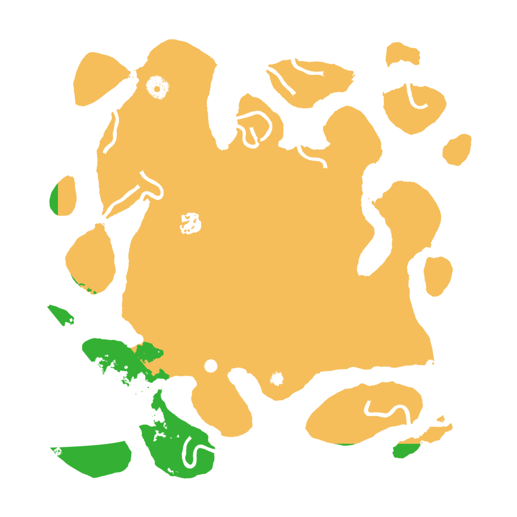 Biome Rust Map: Procedural Map, Size: 3500, Seed: 868253721