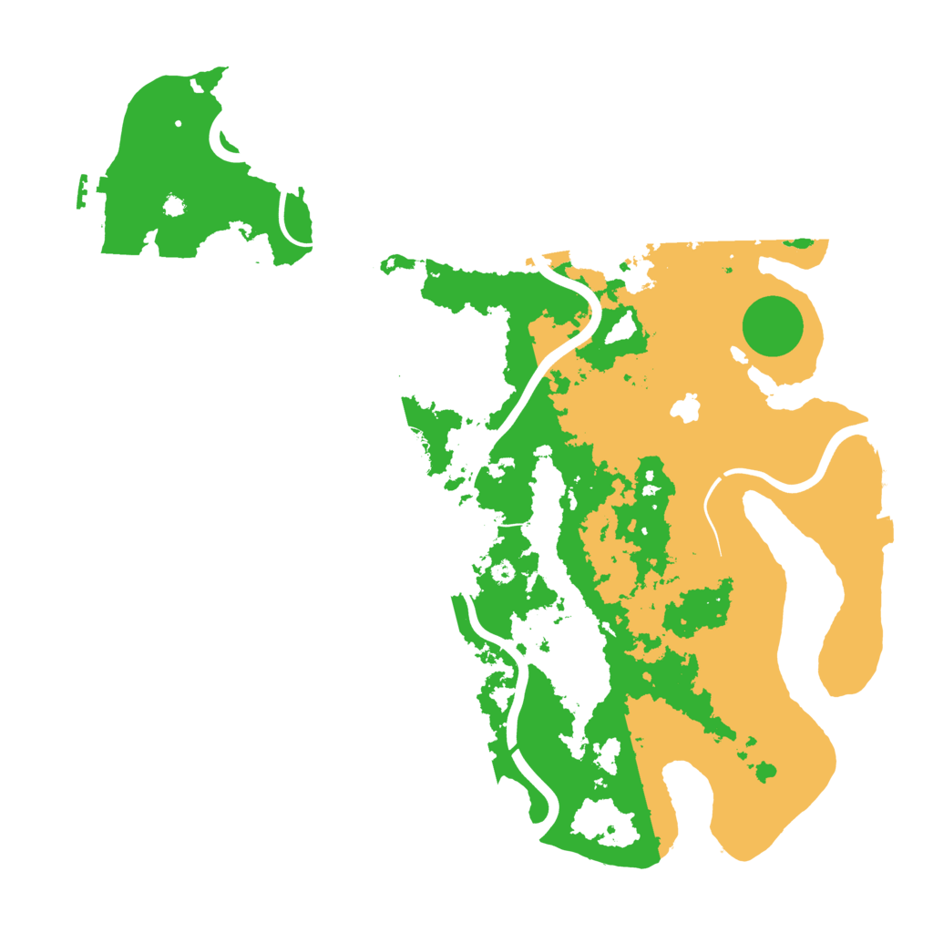 Biome Rust Map: Procedural Map, Size: 4050, Seed: 96877957