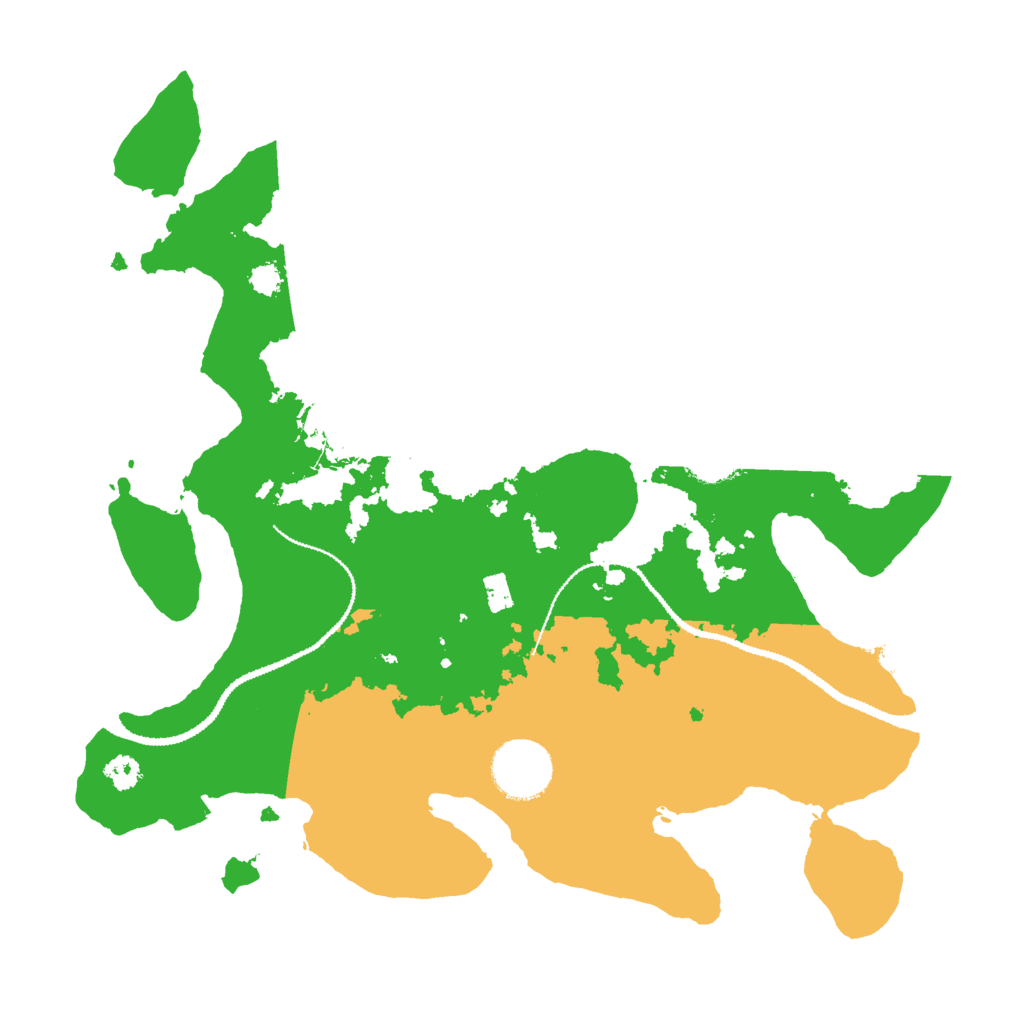 Biome Rust Map: Procedural Map, Size: 3000, Seed: 7931676