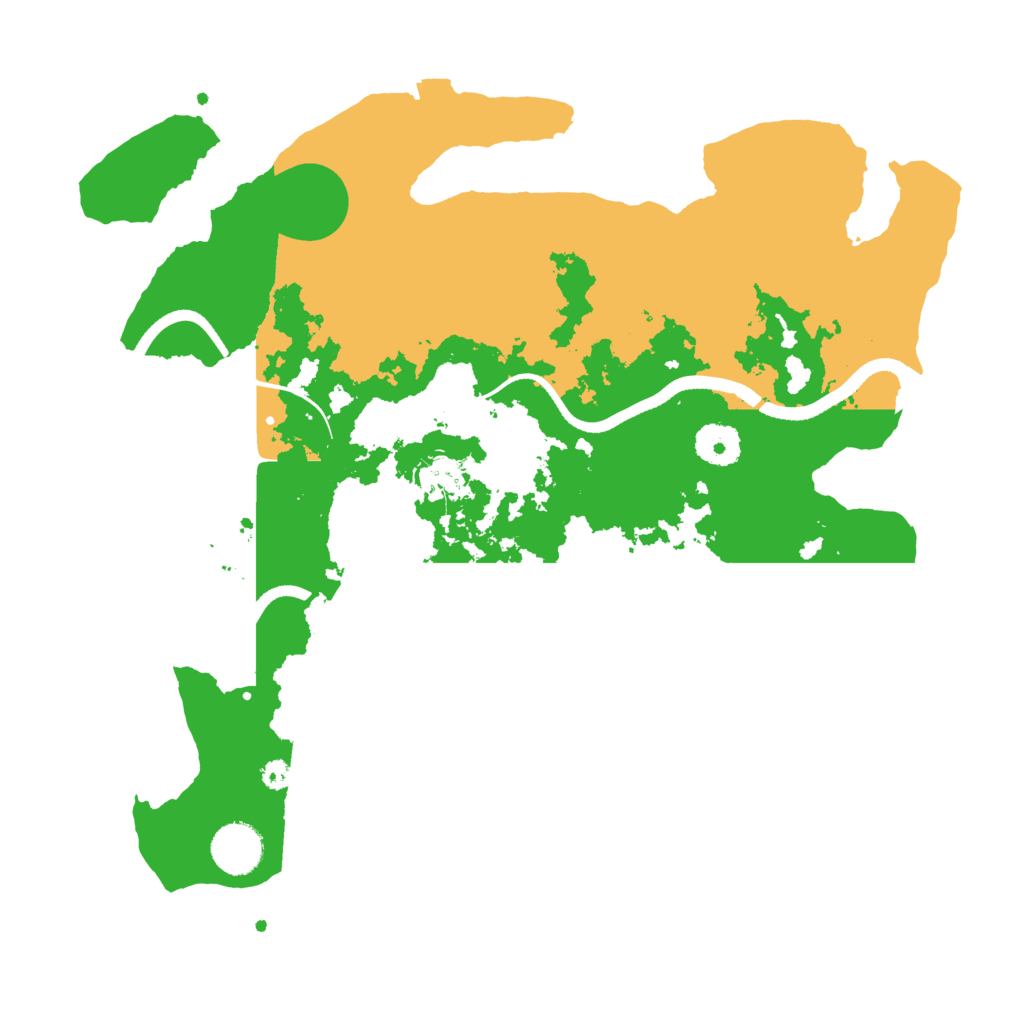 Biome Rust Map: Procedural Map, Size: 3500, Seed: 772539