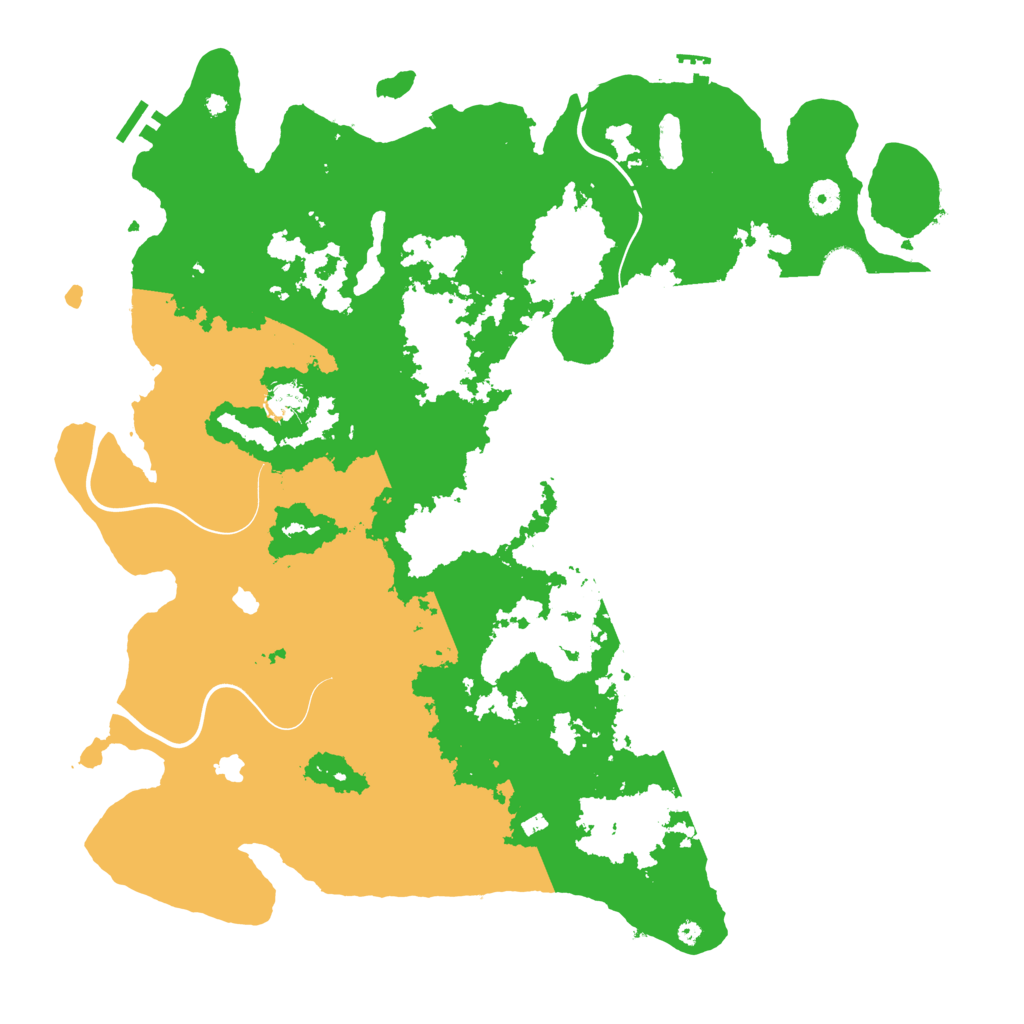 Biome Rust Map: Procedural Map, Size: 4500, Seed: 596789