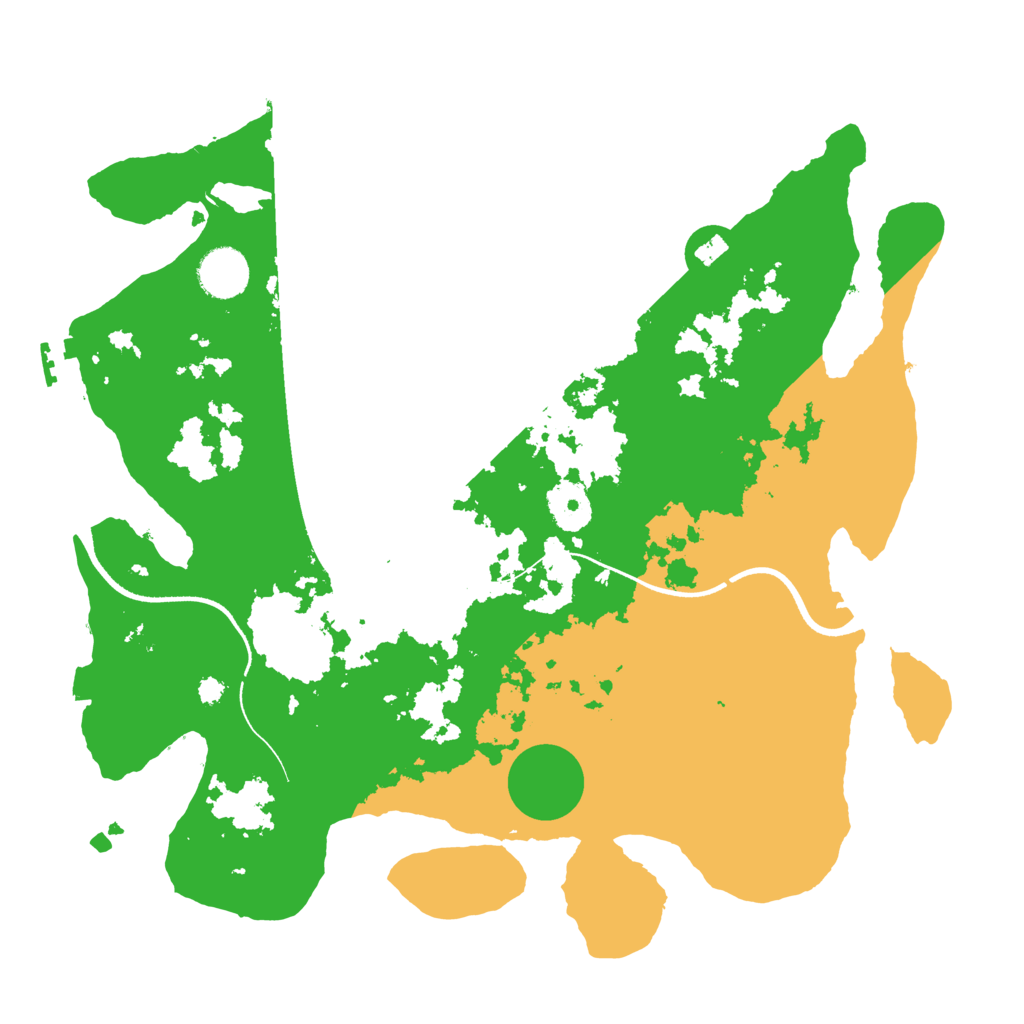Biome Rust Map: Procedural Map, Size: 3550, Seed: 1703342982