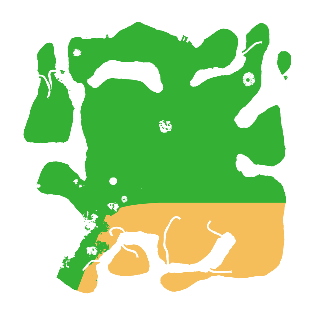 Biome Rust Map: Procedural Map, Size: 3700, Seed: 198764951