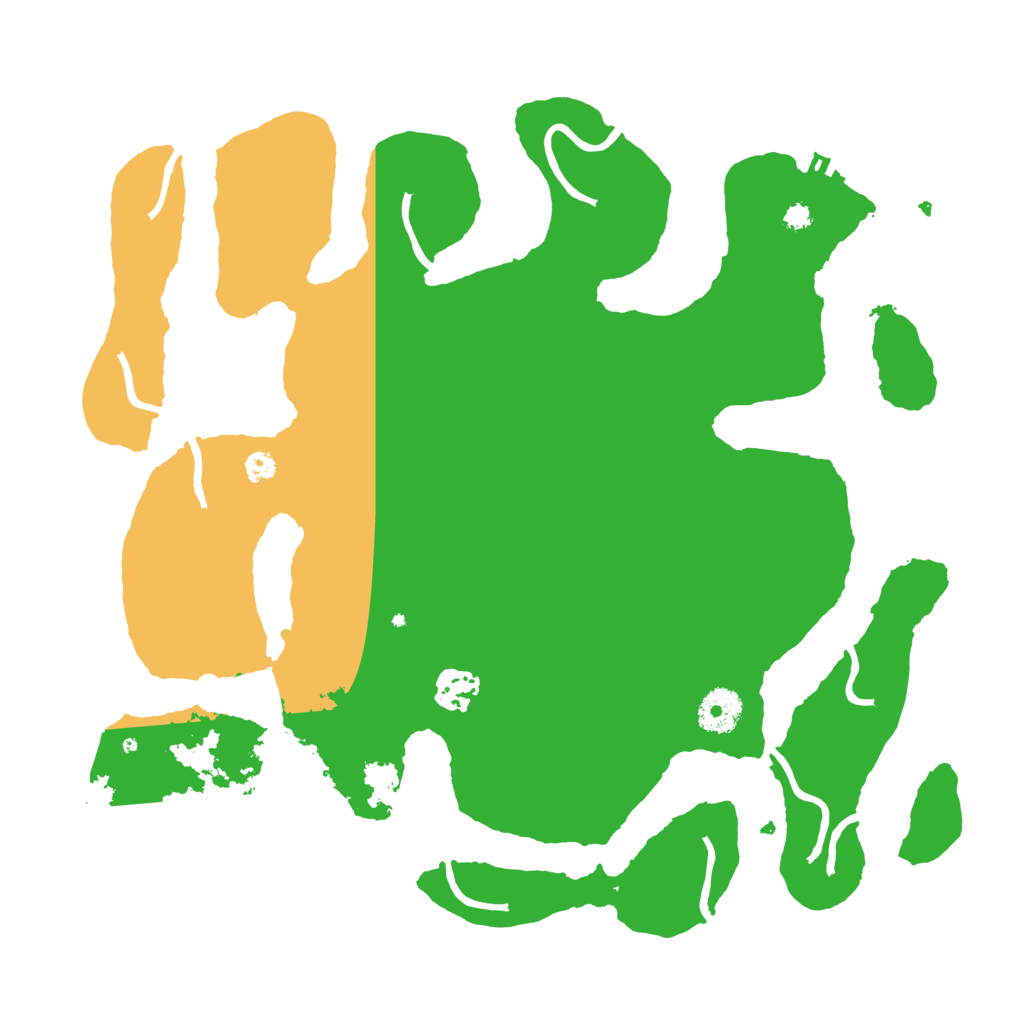 Biome Rust Map: Procedural Map, Size: 3500, Seed: 1687678583