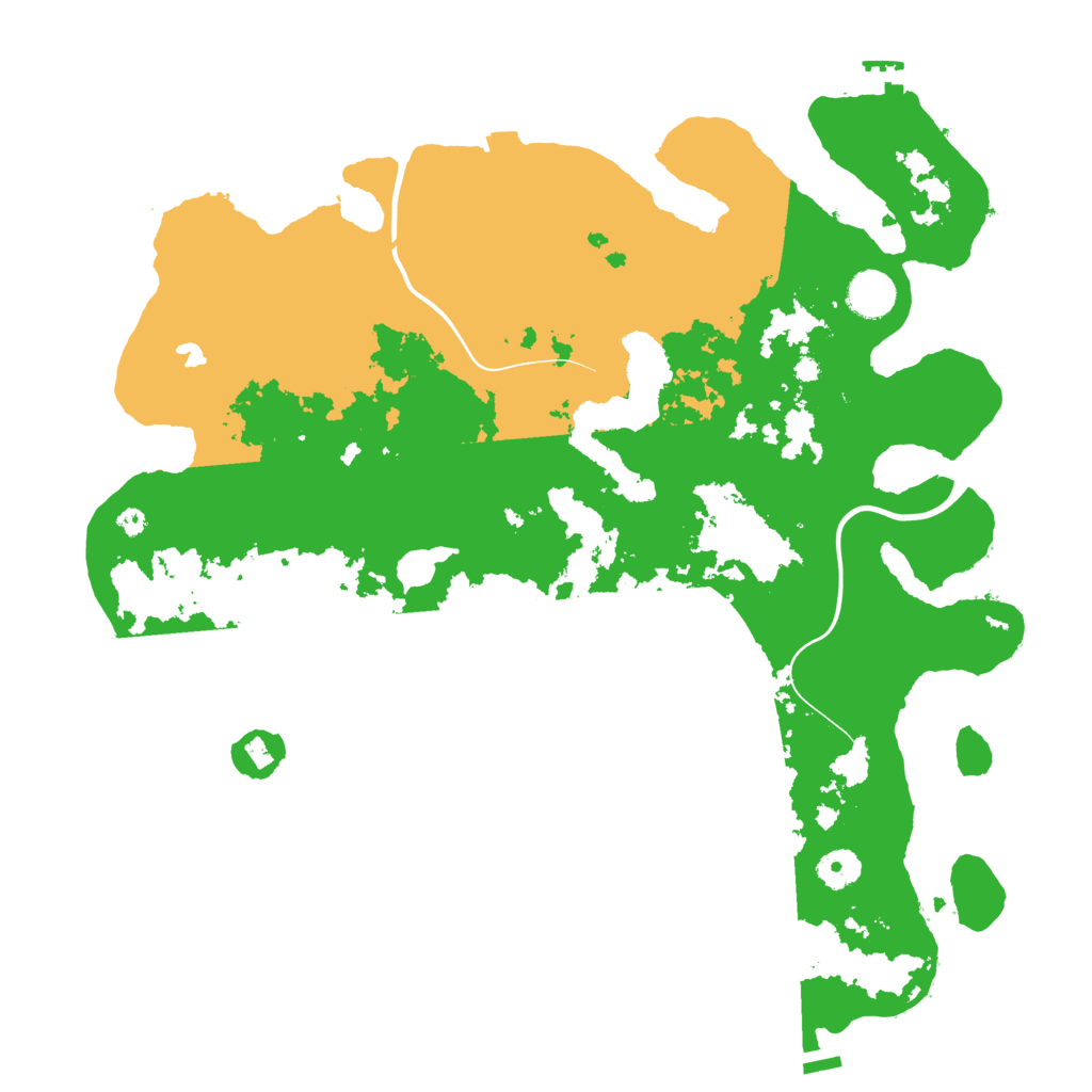 Biome Rust Map: Procedural Map, Size: 4000, Seed: 757774