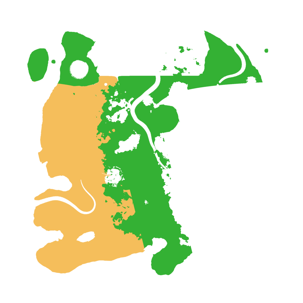 Biome Rust Map: Procedural Map, Size: 3000, Seed: 1011276749