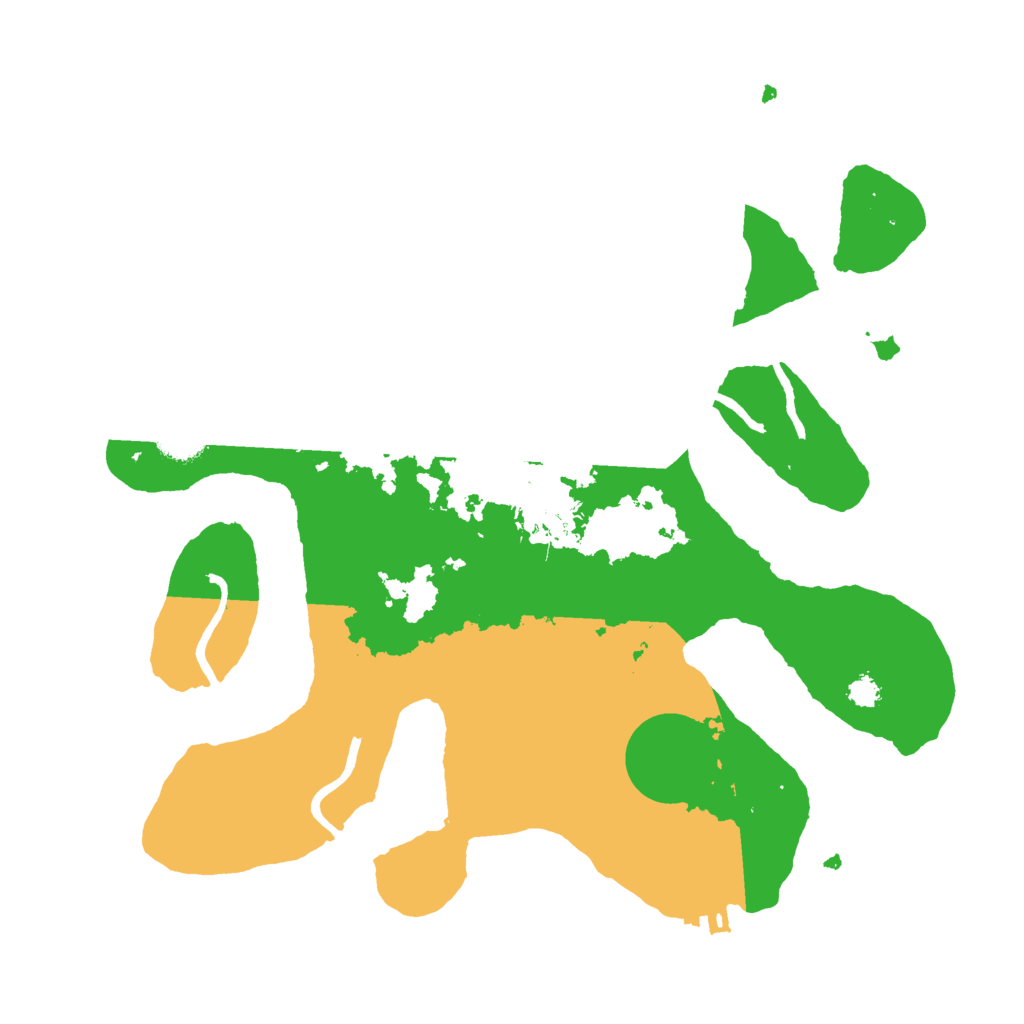 Biome Rust Map: Procedural Map, Size: 3000, Seed: 250977112