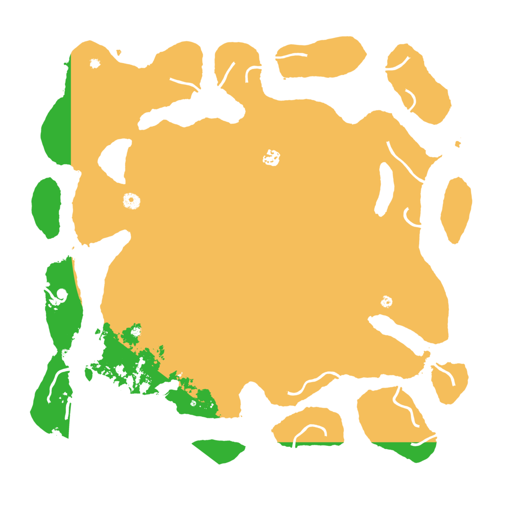 Biome Rust Map: Procedural Map, Size: 4500, Seed: 6541