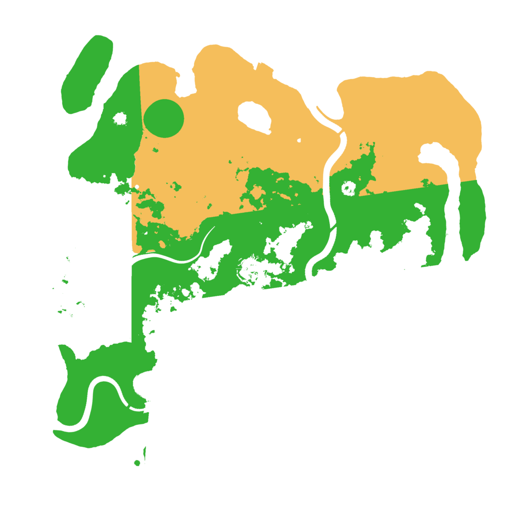 Biome Rust Map: Procedural Map, Size: 3600, Seed: 830141841