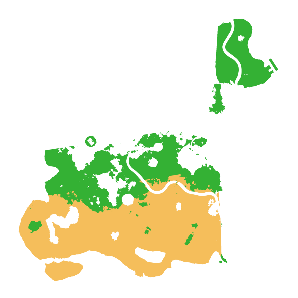 Biome Rust Map: Procedural Map, Size: 4500, Seed: 1277919