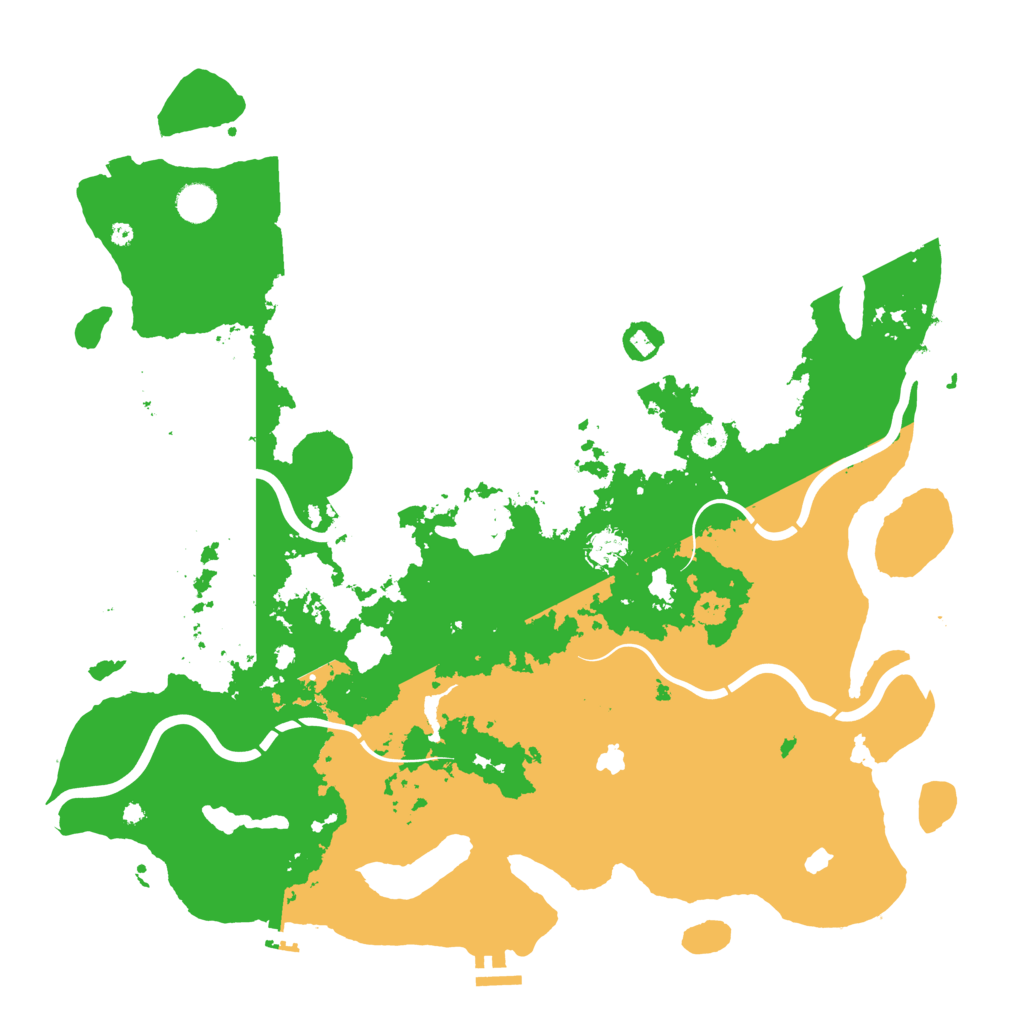 Biome Rust Map: Procedural Map, Size: 4500, Seed: 563574