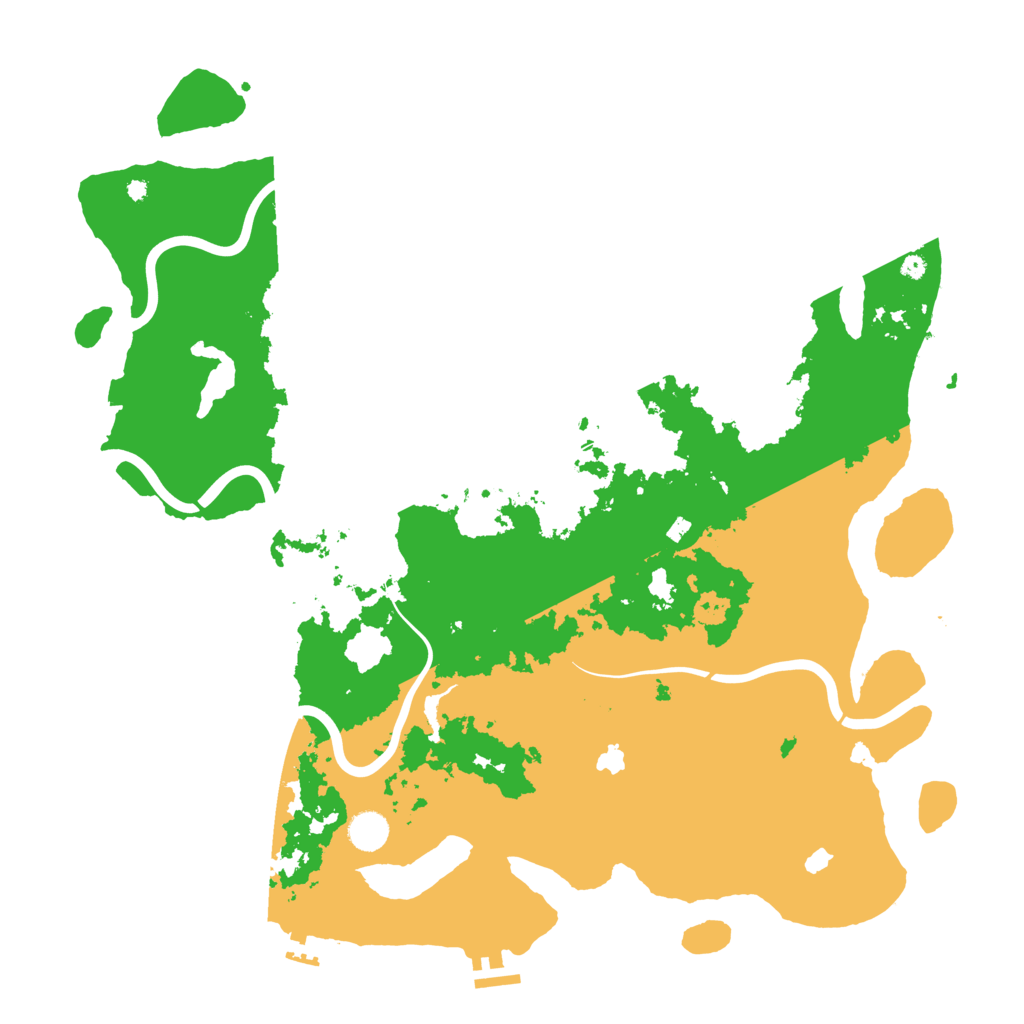 Biome Rust Map: Procedural Map, Size: 4500, Seed: 563574