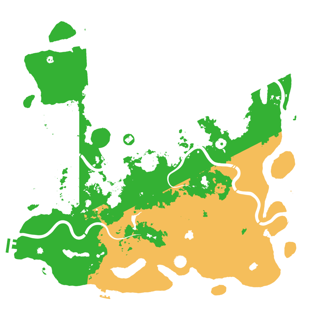 Biome Rust Map: Procedural Map, Size: 4500, Seed: 563574