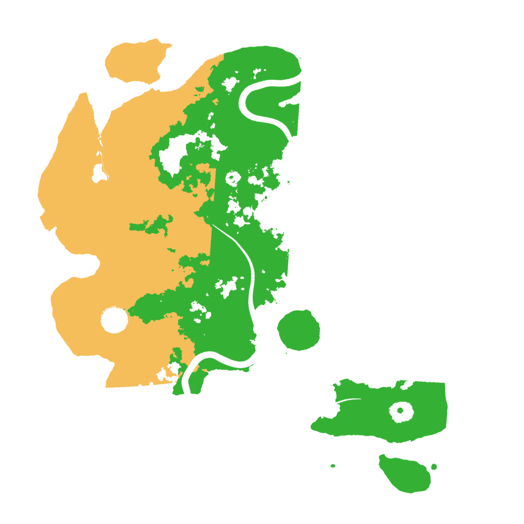 Biome Rust Map: Procedural Map, Size: 3500, Seed: 1264524976