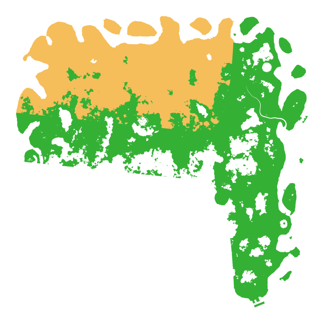 Biome Rust Map: Procedural Map, Size: 6000, Seed: 78324