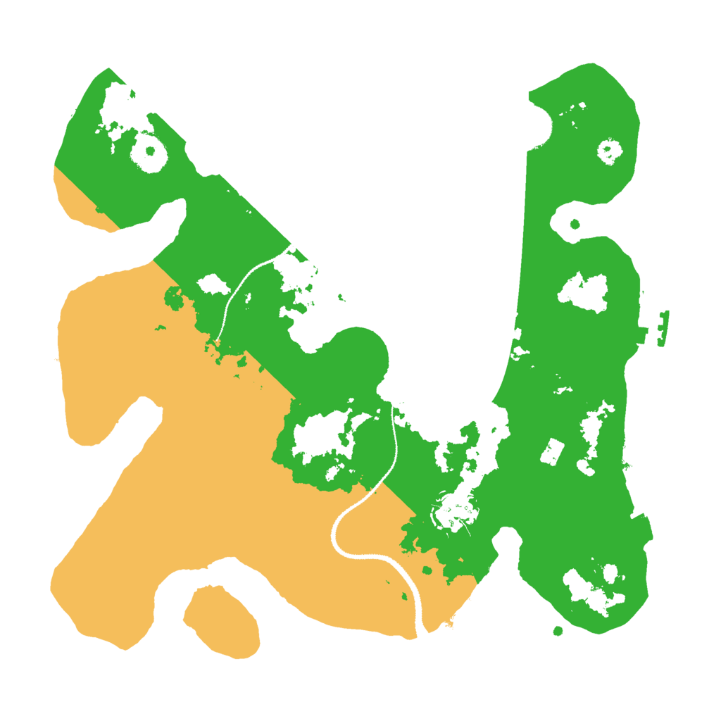 Biome Rust Map: Procedural Map, Size: 3000, Seed: 337007