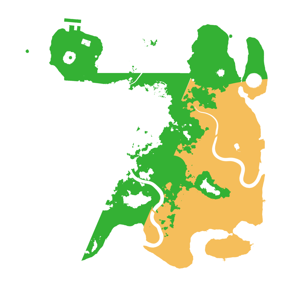 Biome Rust Map: Procedural Map, Size: 3500, Seed: 1440768445