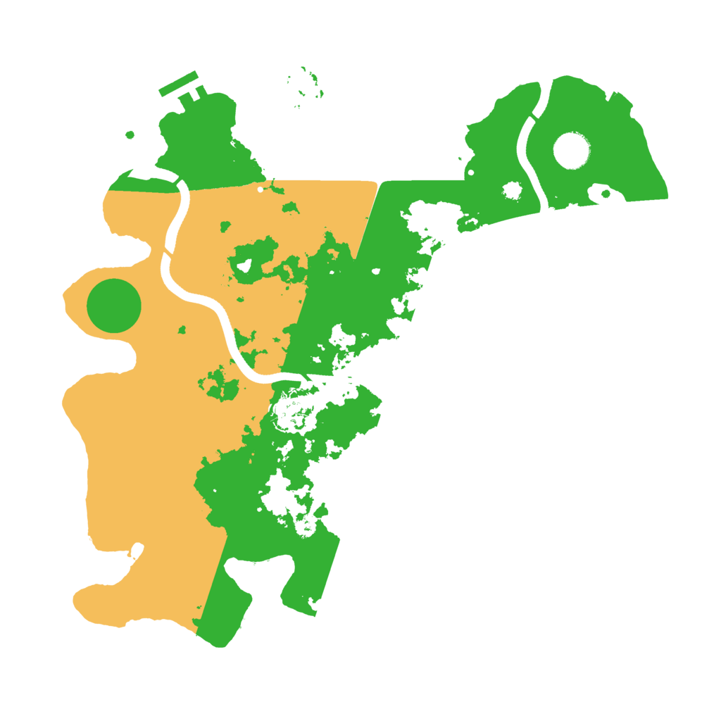 Biome Rust Map: Procedural Map, Size: 3500, Seed: 761063022