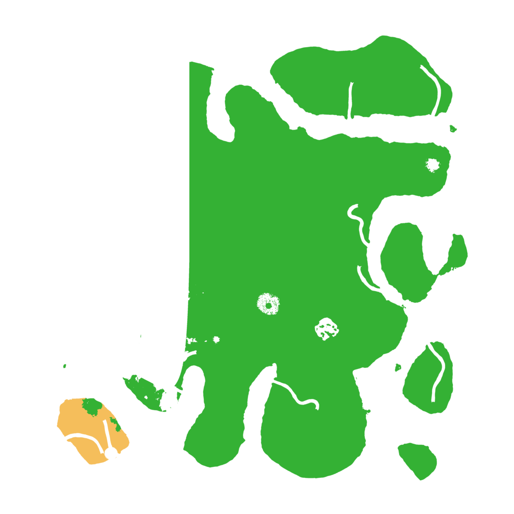 Biome Rust Map: Procedural Map, Size: 3500, Seed: 4239