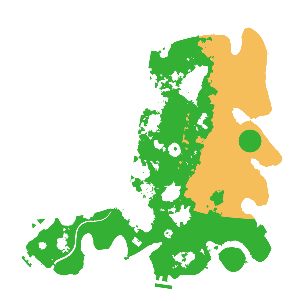 Biome Rust Map: Procedural Map, Size: 3500, Seed: 1319971679
