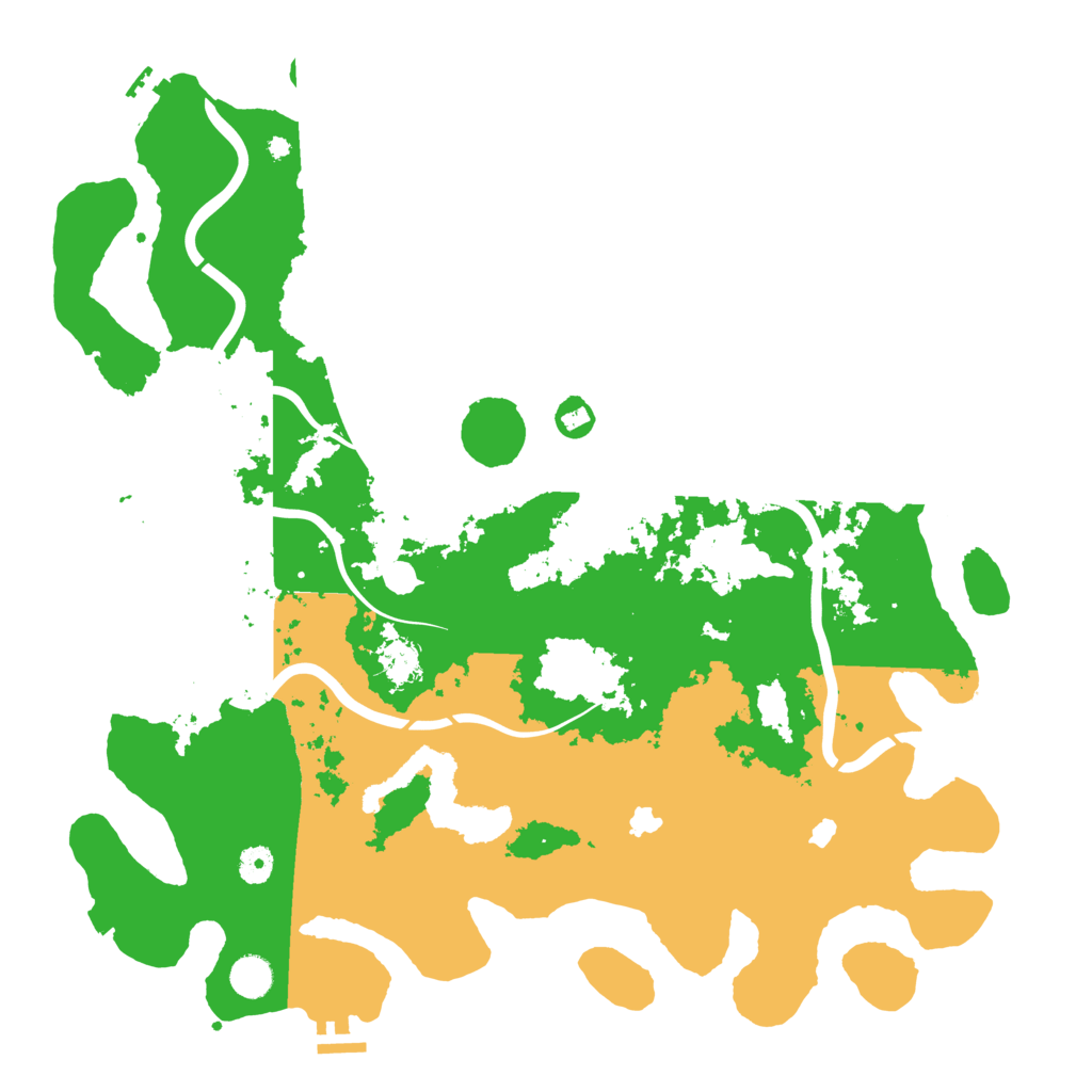 Biome Rust Map: Procedural Map, Size: 4500, Seed: 290721