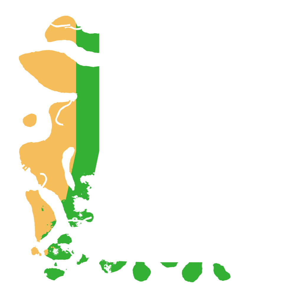 Biome Rust Map: Procedural Map, Size: 4250, Seed: 121945