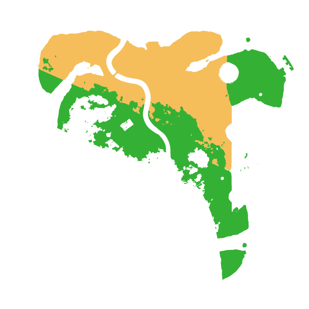 Biome Rust Map: Procedural Map, Size: 2800, Seed: 426256135