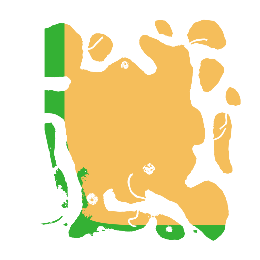 Biome Rust Map: Procedural Map, Size: 3500, Seed: 92548699