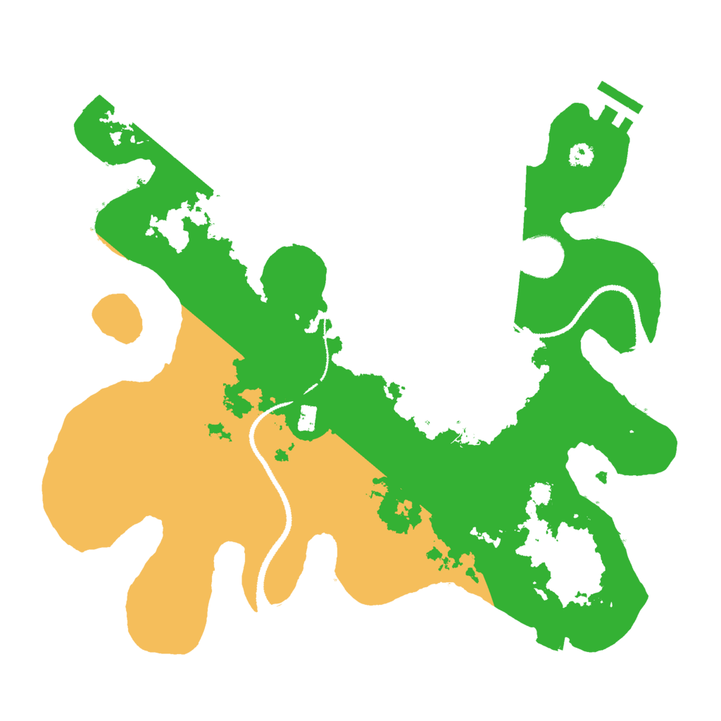 Biome Rust Map: Procedural Map, Size: 3000, Seed: 1052149542