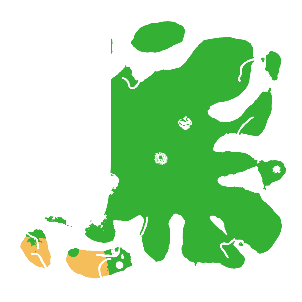 Biome Rust Map: Procedural Map, Size: 3500, Seed: 991918638