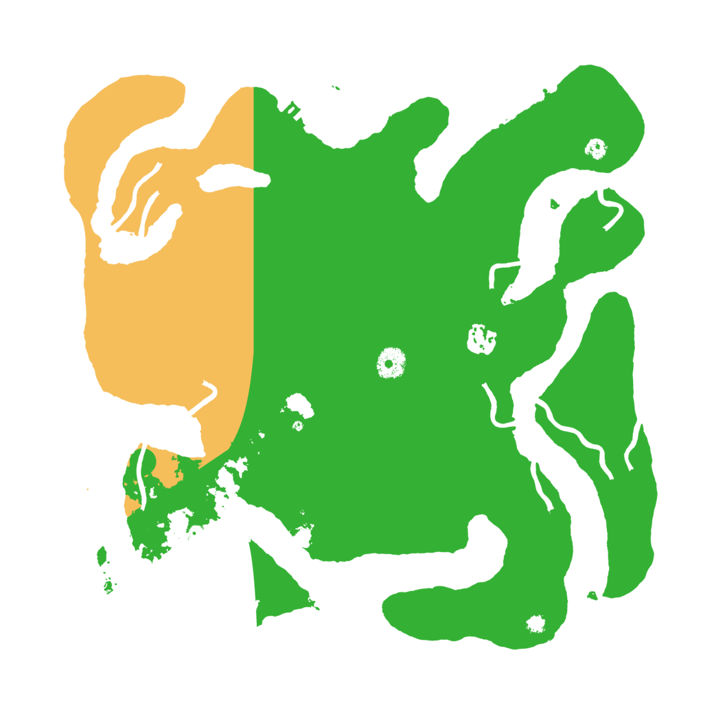 Biome Rust Map: Procedural Map, Size: 3500, Seed: 646356684