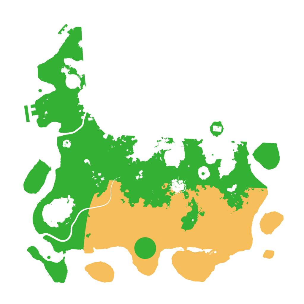 Biome Rust Map: Procedural Map, Size: 3700, Seed: 465248