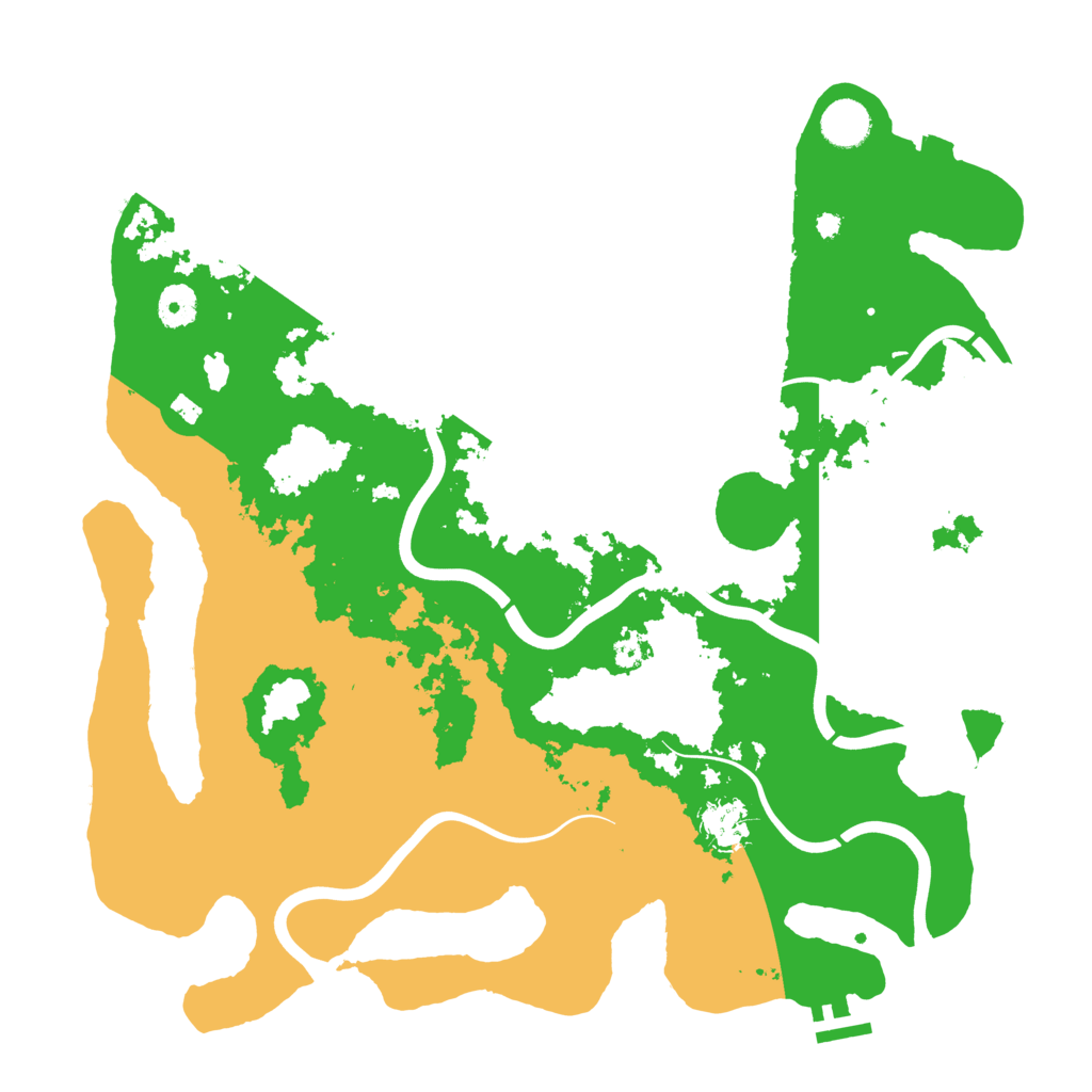 Biome Rust Map: Procedural Map, Size: 3950, Seed: 574618