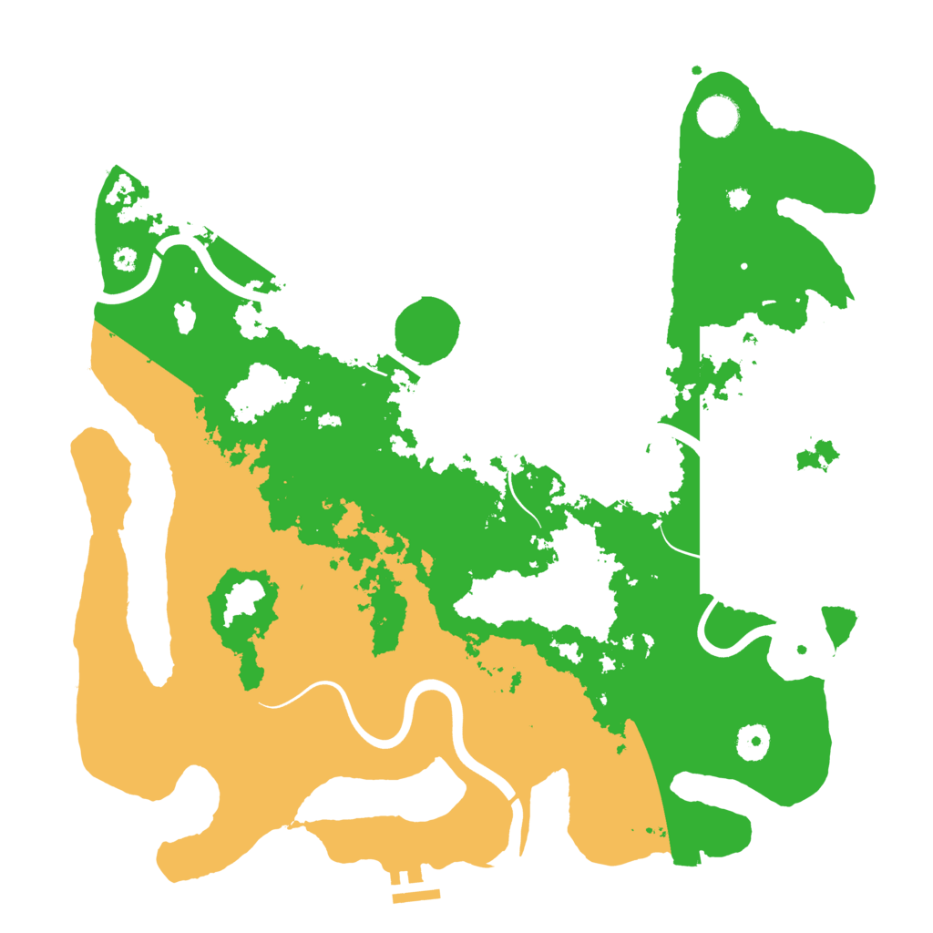Biome Rust Map: Procedural Map, Size: 3950, Seed: 574618