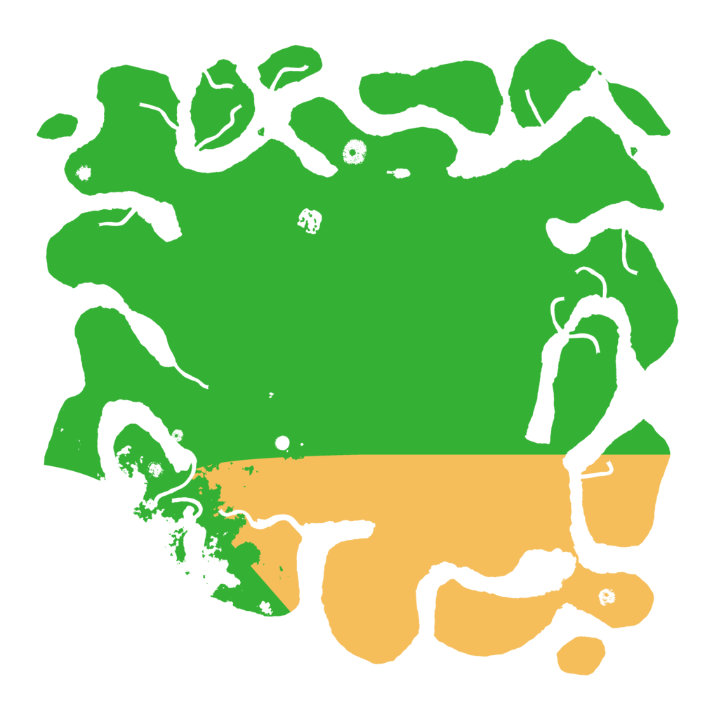 Biome Rust Map: Procedural Map, Size: 4444, Seed: 9469