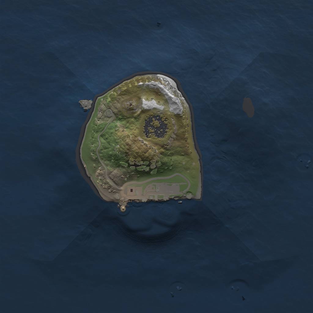 Rust Map: Procedural Map, Size: 1300, Seed: 856154, 3 Monuments