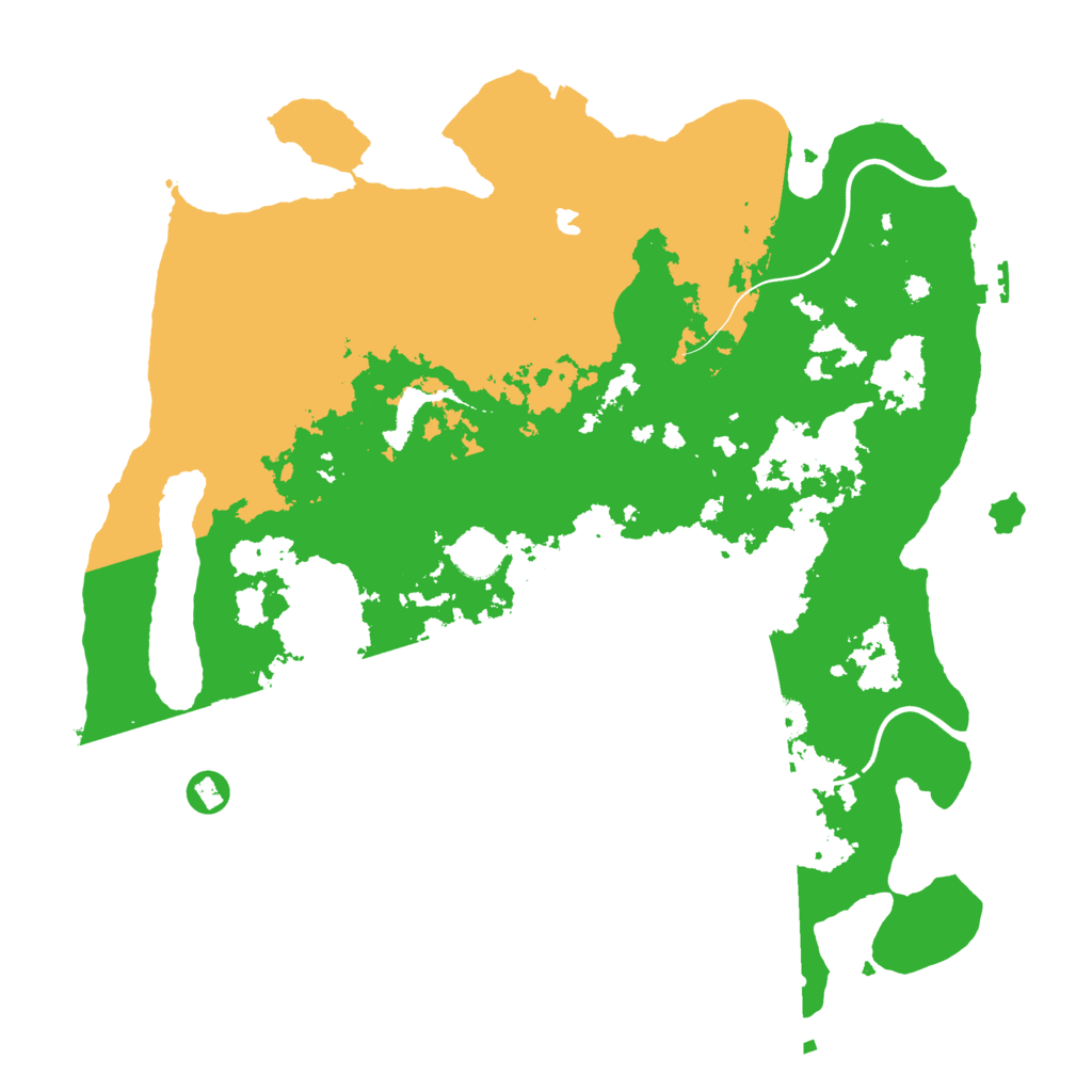 Biome Rust Map: Procedural Map, Size: 4000, Seed: 810874