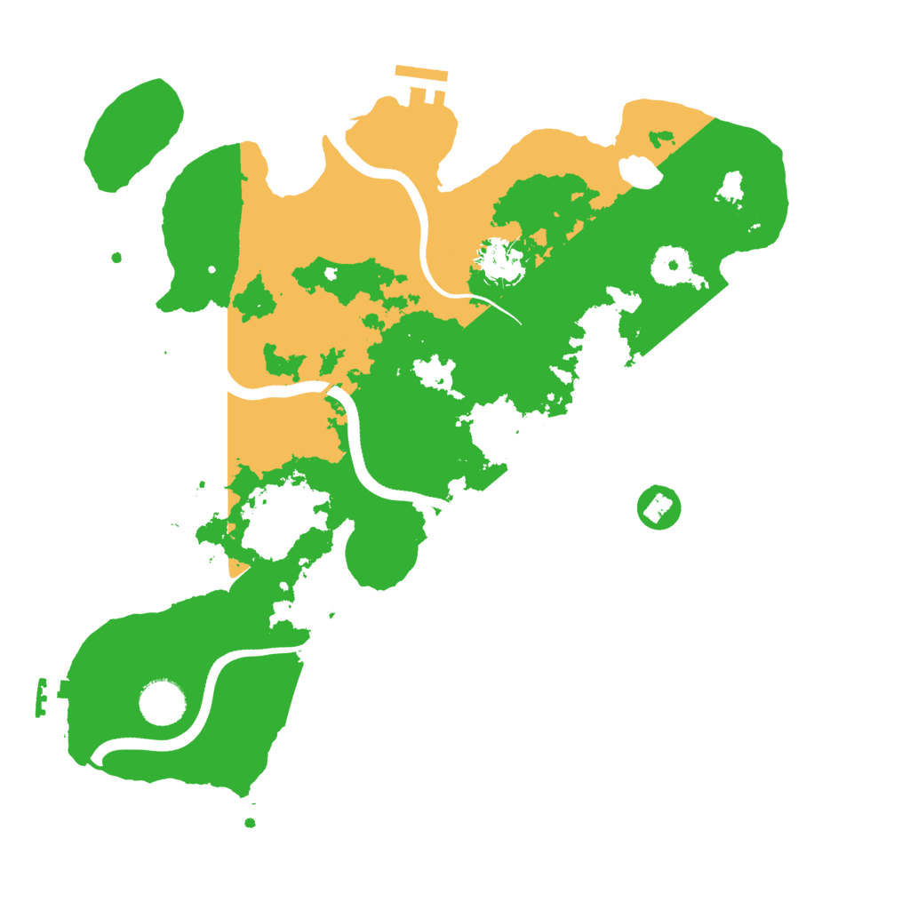 Biome Rust Map: Procedural Map, Size: 3500, Seed: 1650363876