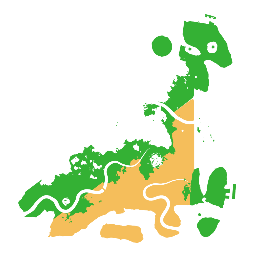 Biome Rust Map: Procedural Map, Size: 3500, Seed: 788756793
