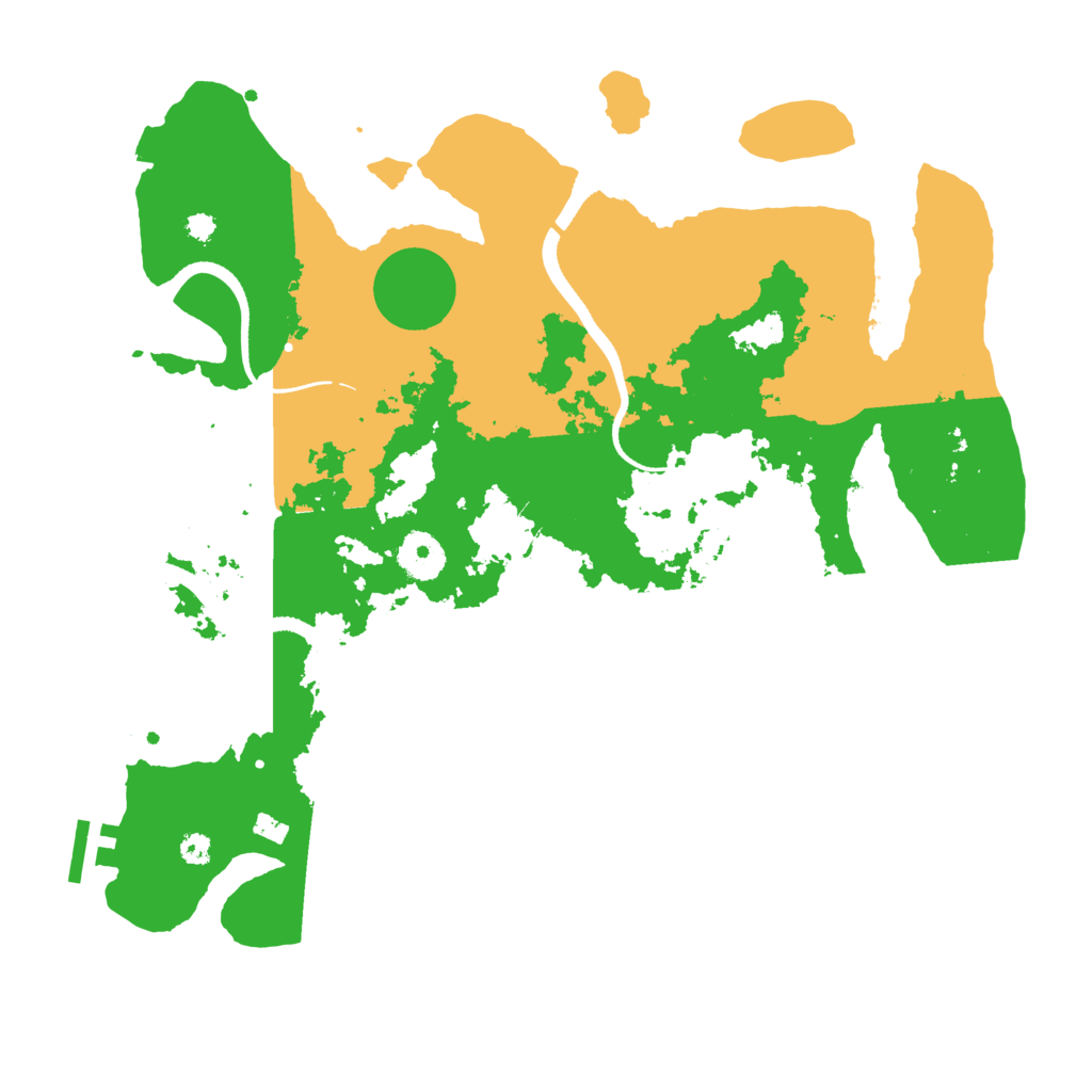 Biome Rust Map: Procedural Map, Size: 3500, Seed: 1685475692