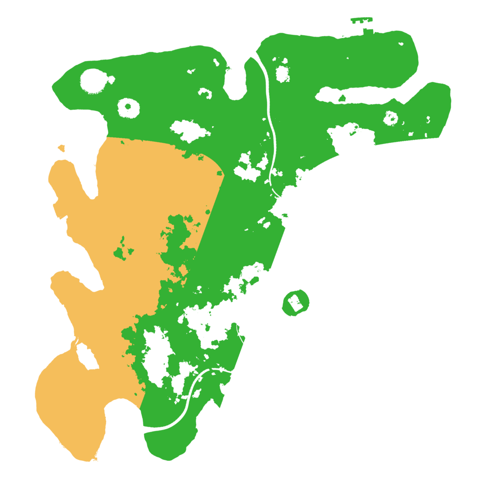 Biome Rust Map: Procedural Map, Size: 3500, Seed: 1700128900