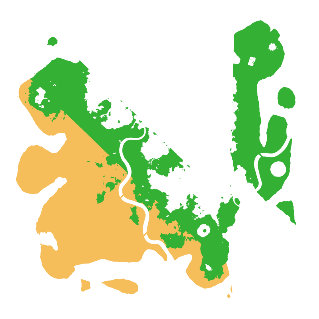 Biome Rust Map: Procedural Map, Size: 3800, Seed: 84789908