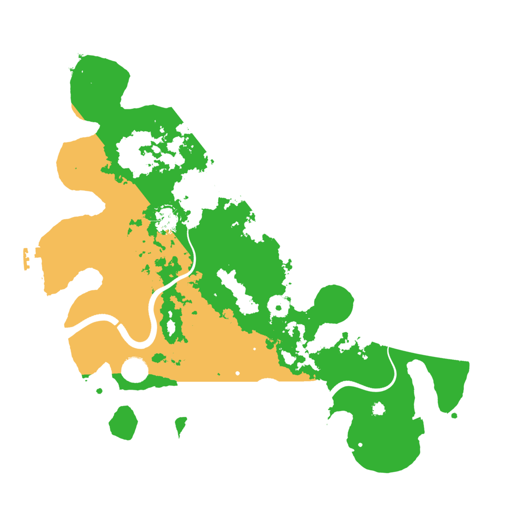 Biome Rust Map: Procedural Map, Size: 3500, Seed: 404077
