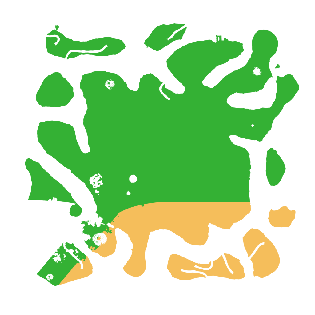 Biome Rust Map: Procedural Map, Size: 3500, Seed: 2404672