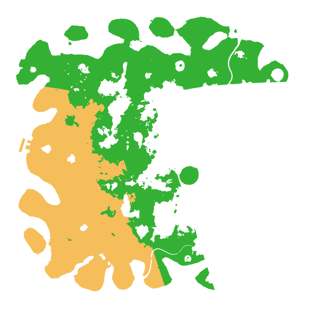 Biome Rust Map: Procedural Map, Size: 4500, Seed: 525600