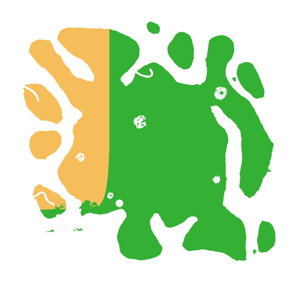 Biome Rust Map: Procedural Map, Size: 3500, Seed: 546248657